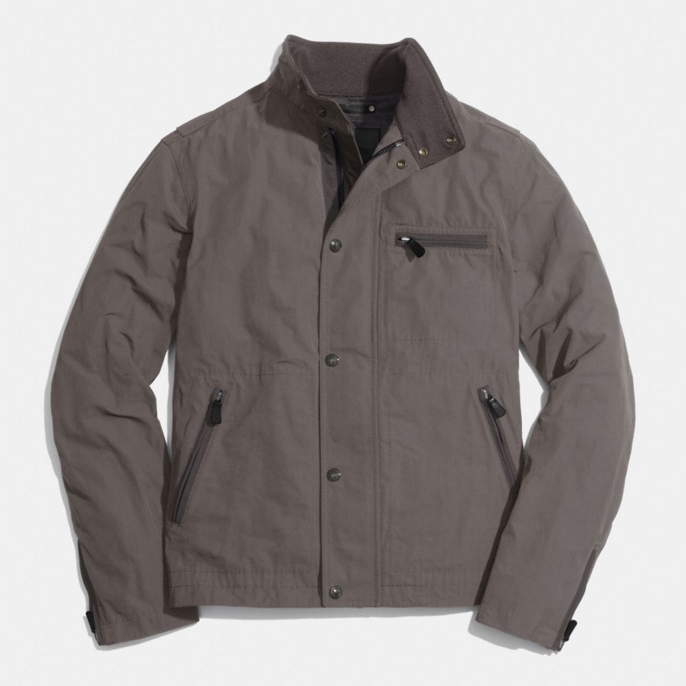 BOWERY SHORT ZIP JACKET - f84842 -  GRAY