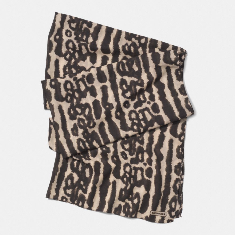 OCELOT 30x80 SCARF - NATURAL - COACH F85002