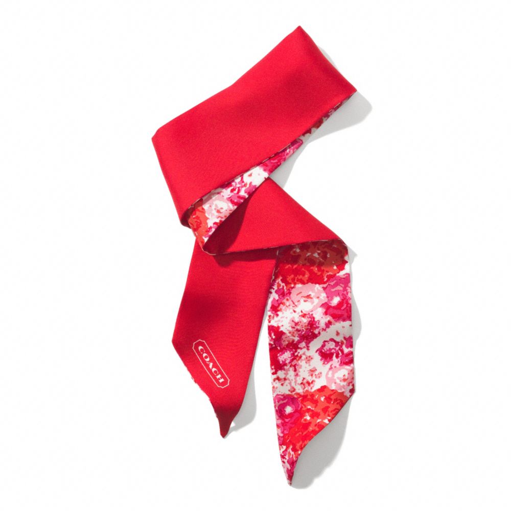 PEYTON FLORAL PONYTAIL SCARF - f85004 - PINK MULTICOLOR