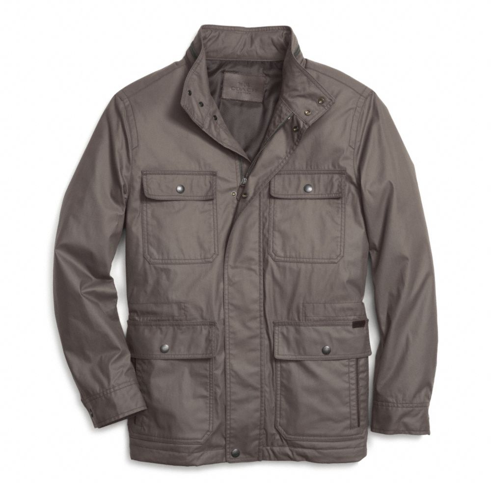 COATED FIELD JACKET - f85008 - GRAY