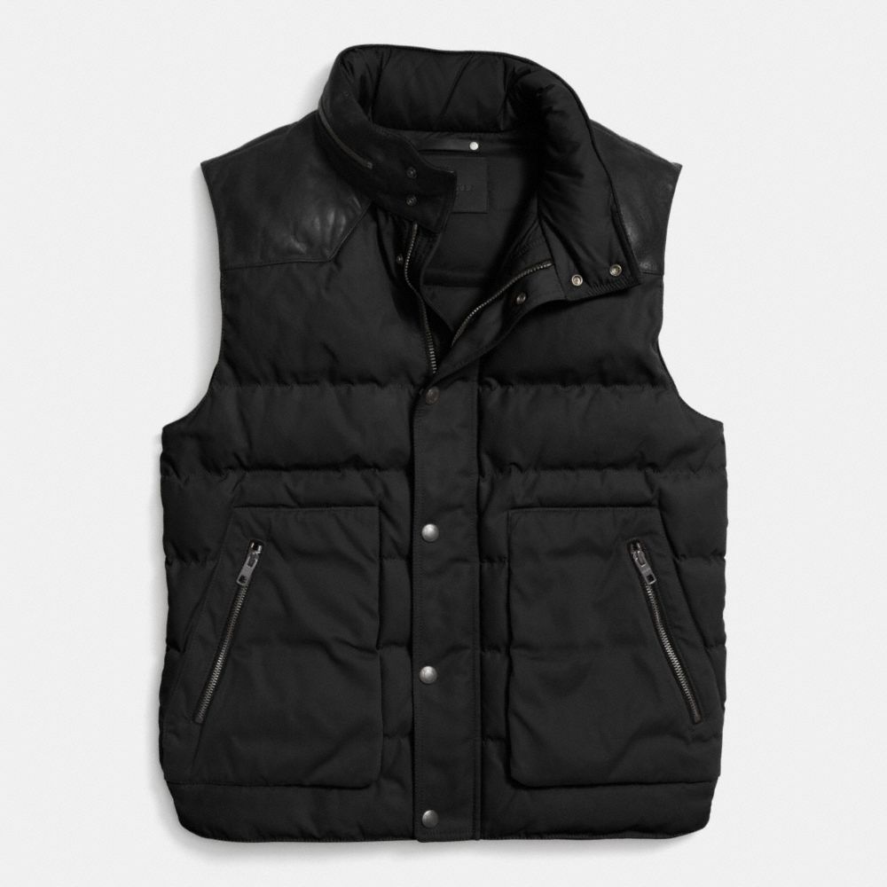 SUMMIT DOWN VEST - BLACK - COACH F85271