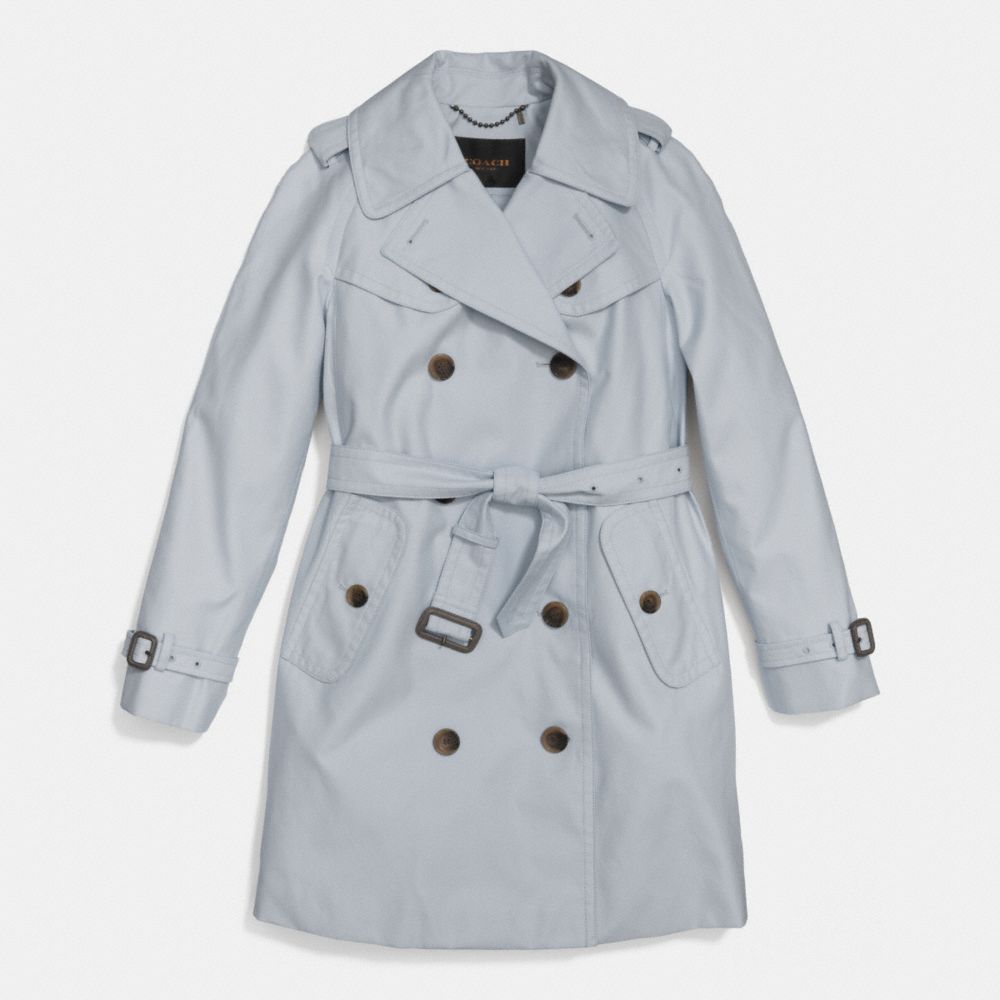 MID-LENGTH TRENCH - f85284 - CHAMBRAY