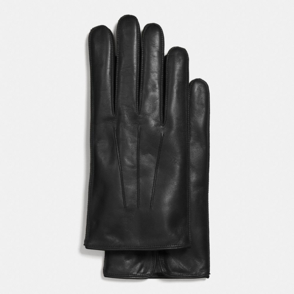 COACH F85322 Basic Nappa Leather Glove BLACK