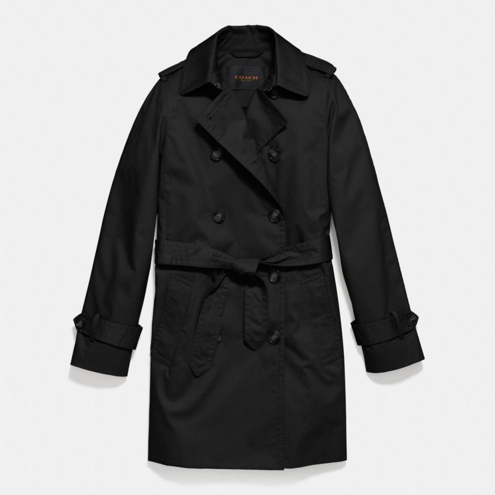 ICON MID LENGTH TRENCH - f85626 -  BLACK