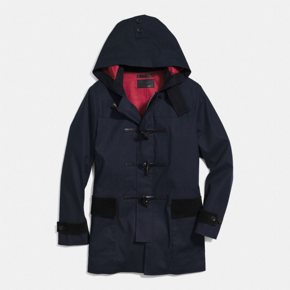 COACH f85638 MAC DUFFLE COAT NAVY