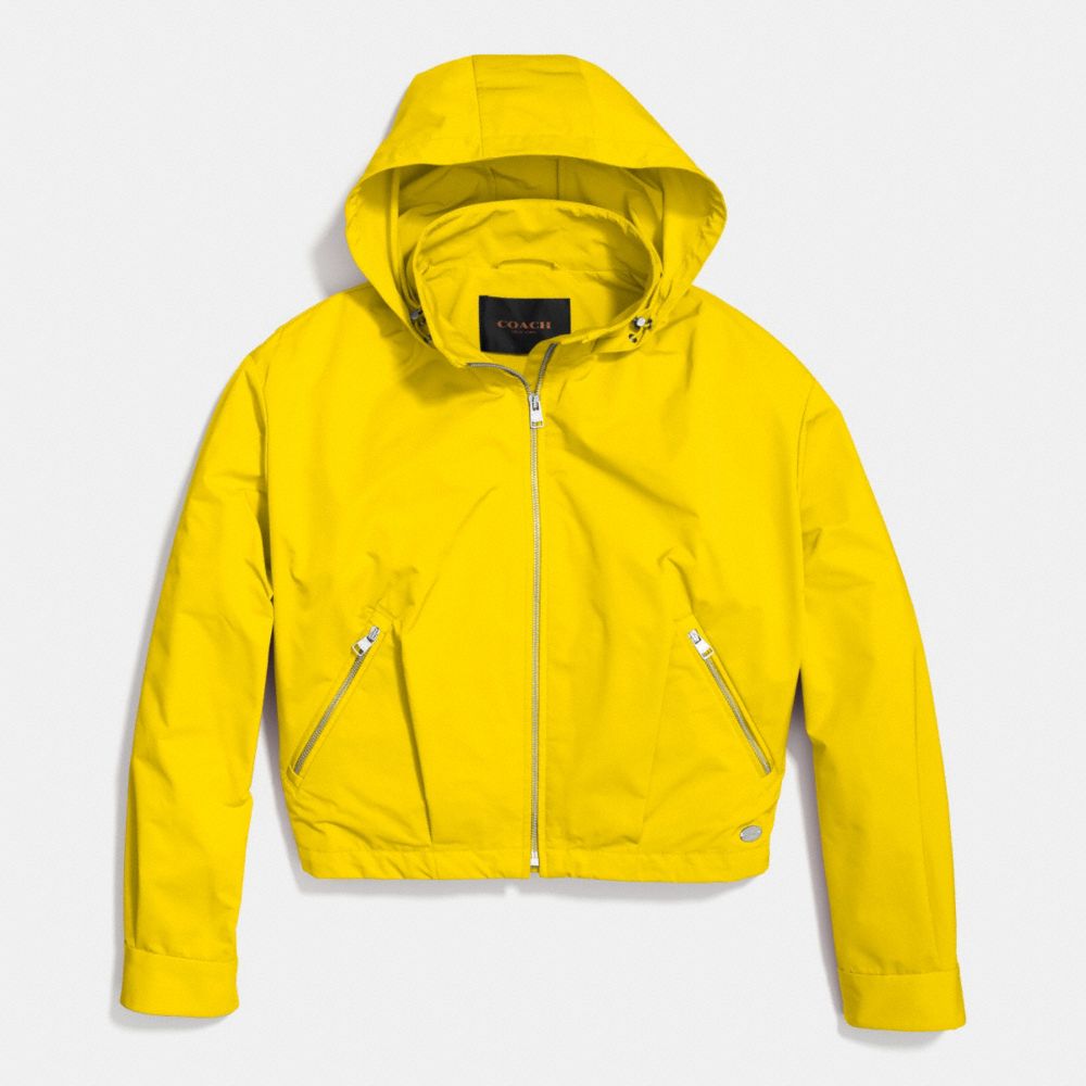 ZIP HOODED WINDBREAKER - f85731 -  CADMIUM