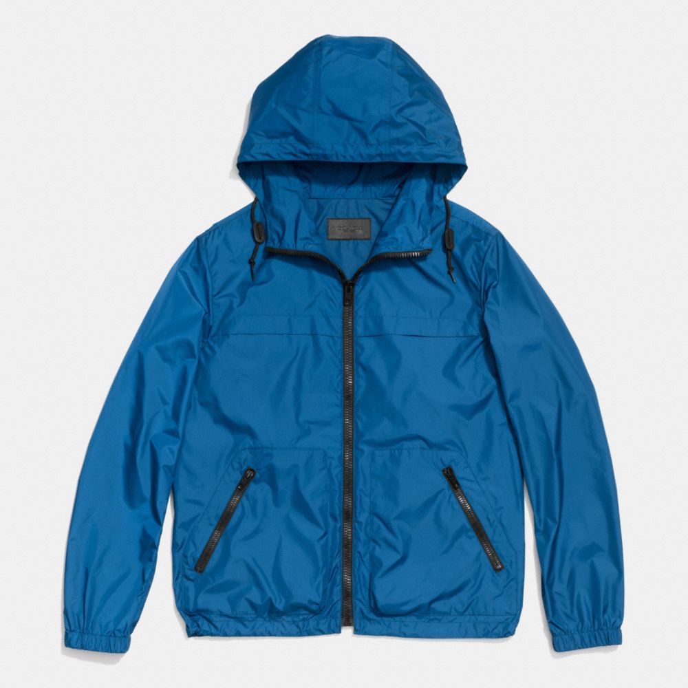 COACH F85806 PACKABLE WINDBREAKER -MARINE,-MARINA