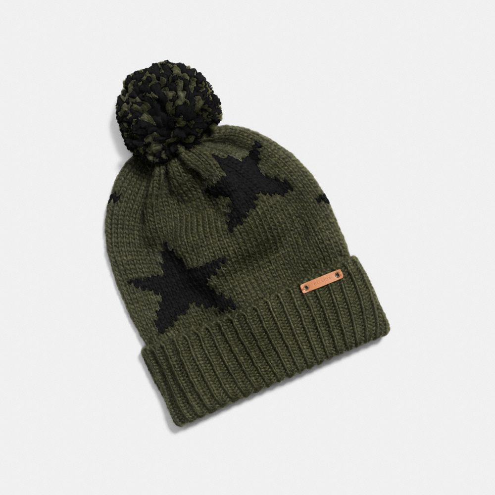 COACH STAR INTARSIA HAT - EAX - f86023