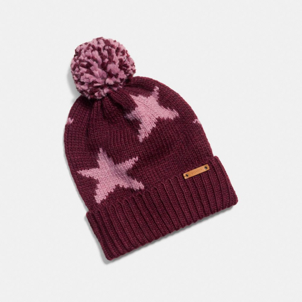 COACH STAR INTARSIA HAT - EF3 - f86023