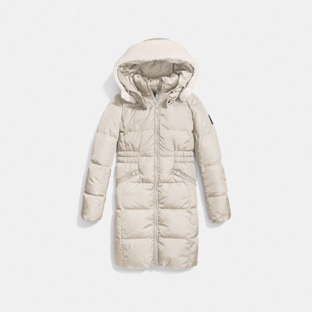 LONG PUFFER - F86045PRL++XS - PEARL