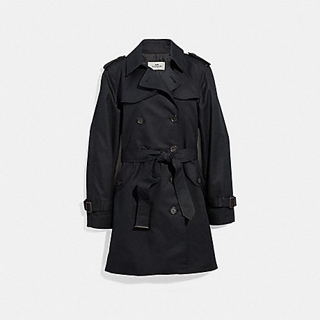 COACH SOLID TRENCH - BLACK - f86052