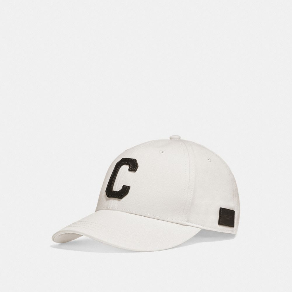 COACH F86147 VARSITY C CAP CHALK