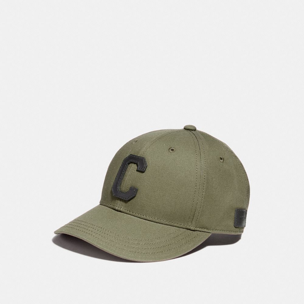COACH VARSITY C CAP - GREEN - F86147
