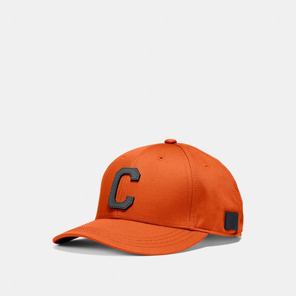 COACH VARSITY C CAP - ORANGE - F86147