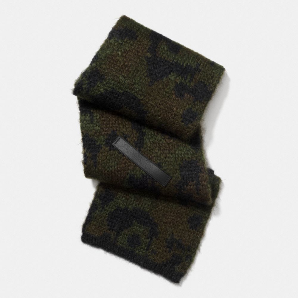 COACH F86254 - WILD BEAST MOHAIR SCARF MILITARY WILD BEAST