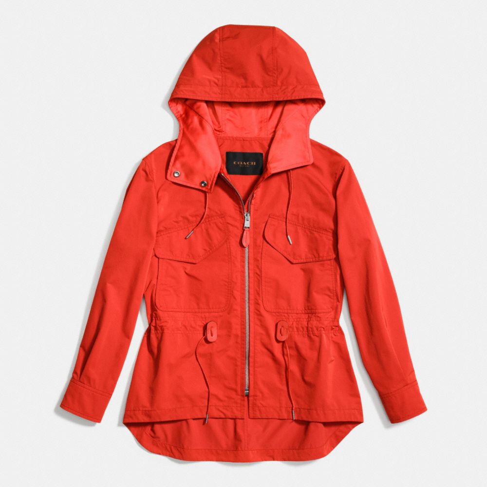 COACH F86465 - SPORTY ZIP WINDBREAKER CAYENNE