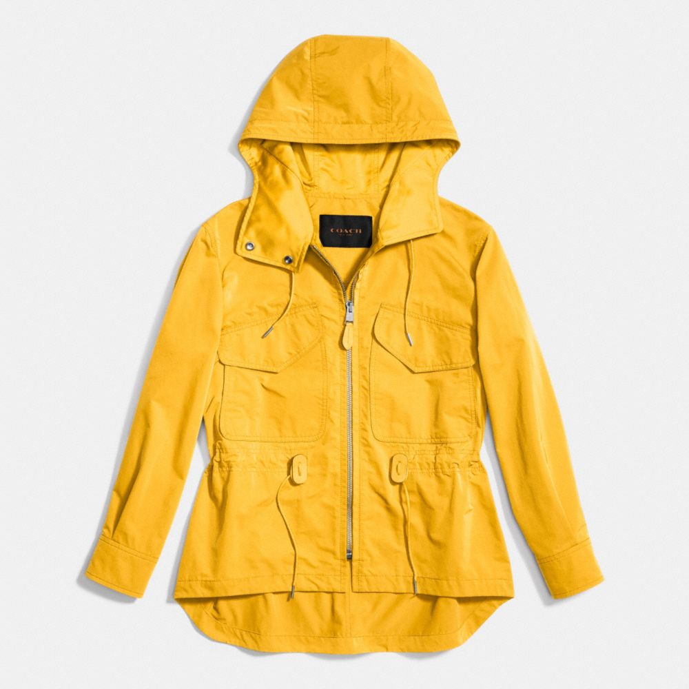 COACH SPORTY ZIP WINDBREAKER - SUNFLOWER - f86465