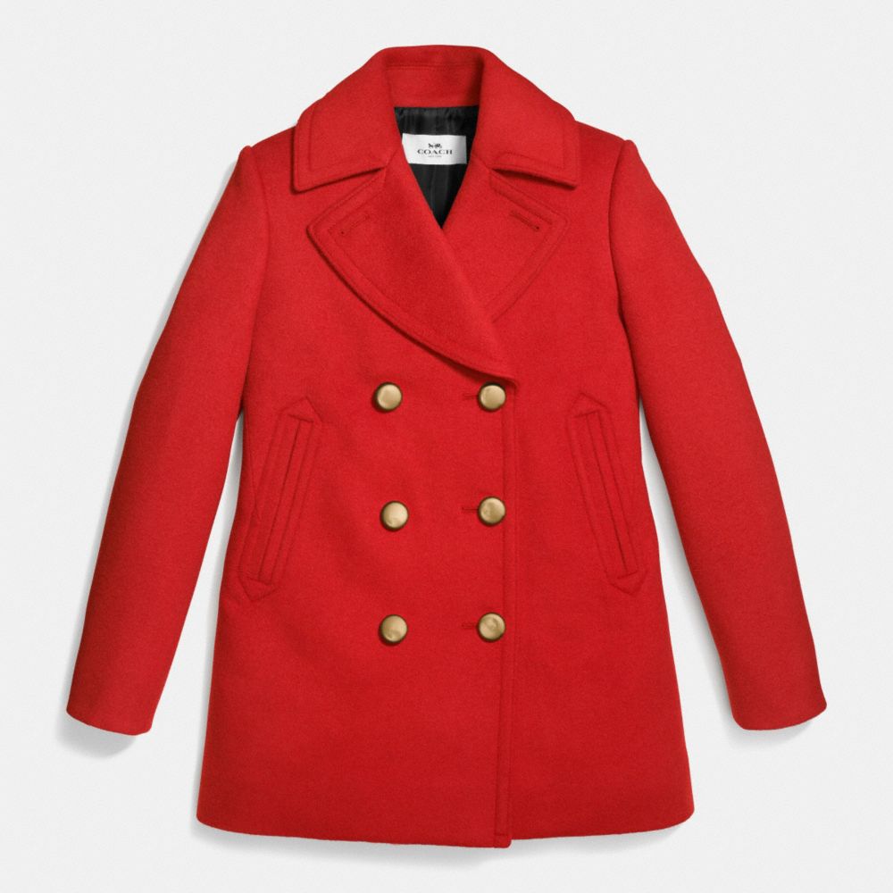 Coach peacoat on sale