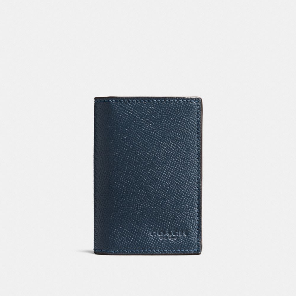 BIFOLD CARD CASE - DARK DENIM - COACH F86763