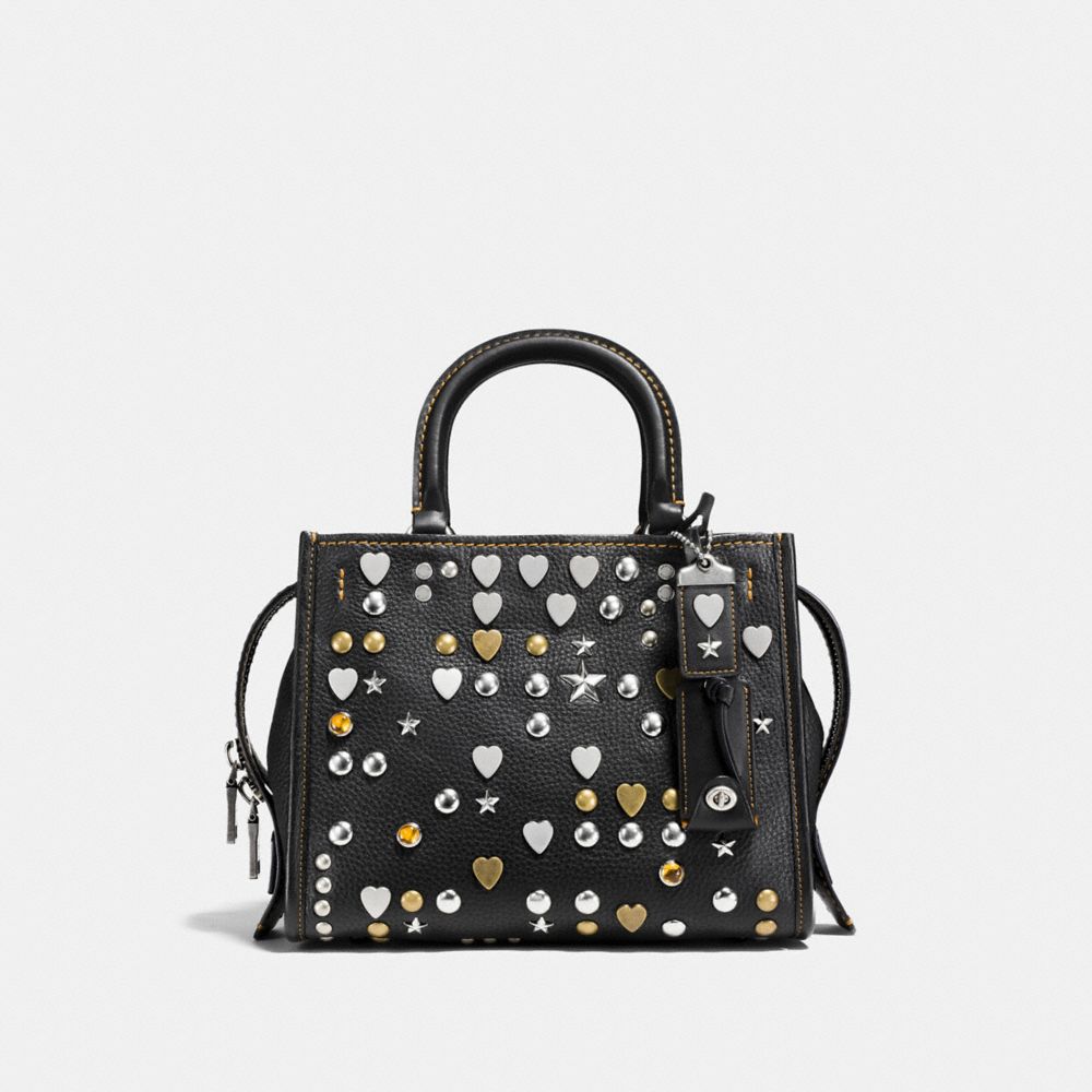 COACH ROGUE 25 WITH BEATNIK RIVETS - LH/BLACK - F86853