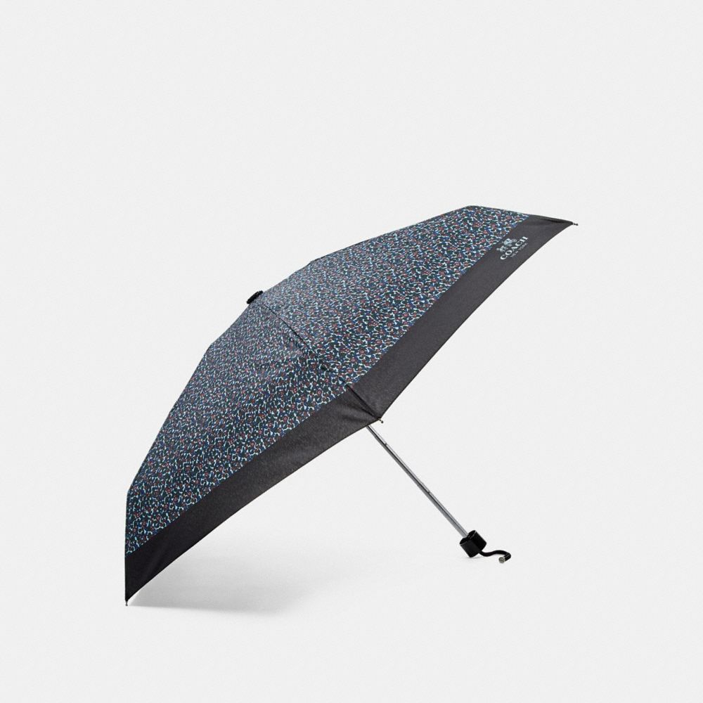 RANCH FLORAL MINI UMBRELLA - f86864 - SILVER/MIST