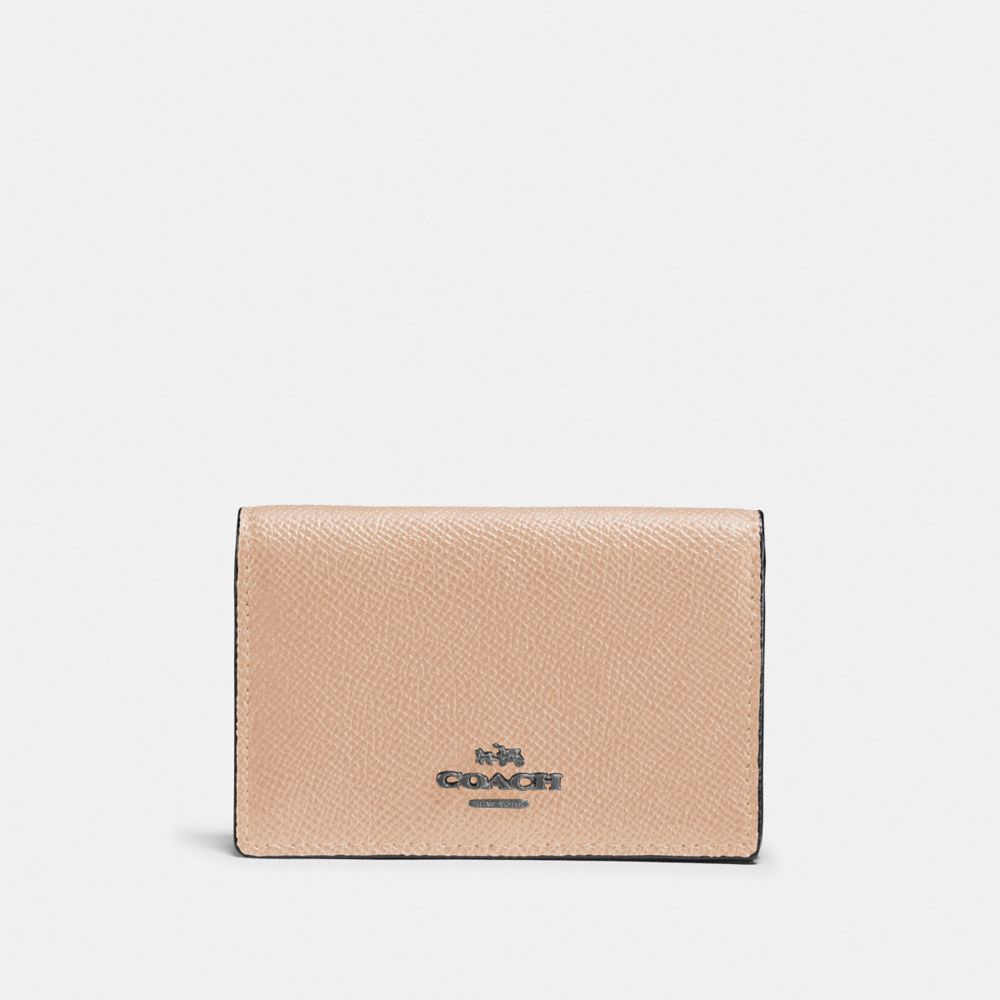 BUSINESS CARD CASE - DK/BEECHWOOD - COACH F87254