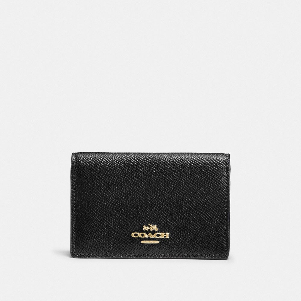 COACH F87254 - BUSINESS CARD CASE LI/BLACK