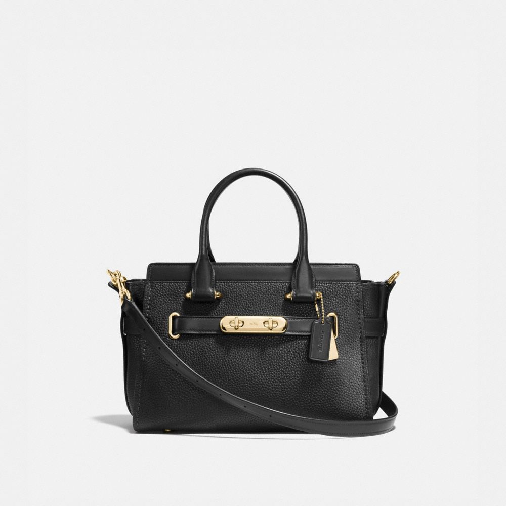 COACH SWAGGER 27 - F87295 - BLACK/LIGHT GOLD