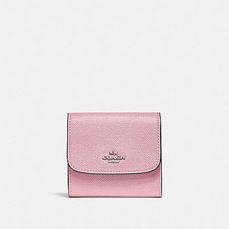 COACH SMALL WALLET - CARNATION/SILVER - F87588