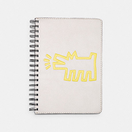 COACH KEITH HARING NOTEBOOK - CHALK - F87602
