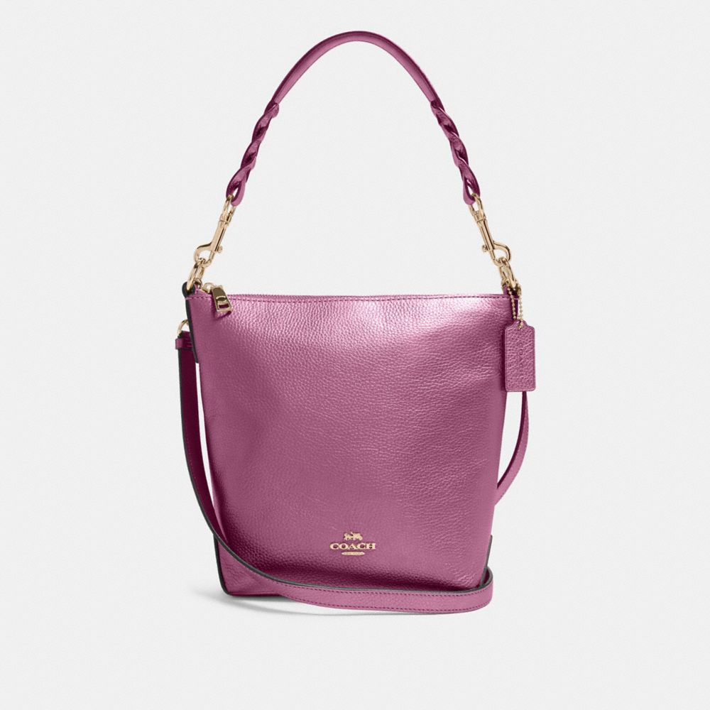 COACH F87691 Mini Abby Duffle IM/METALLIC BERRY