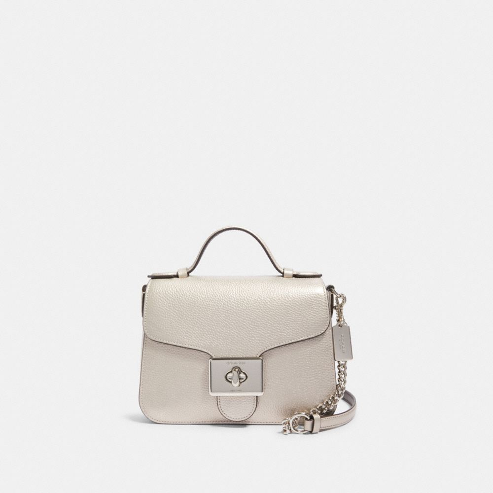 COACH CASSIDY TOP HANDLE CROSSBODY - SV/PLATINUM - F87693