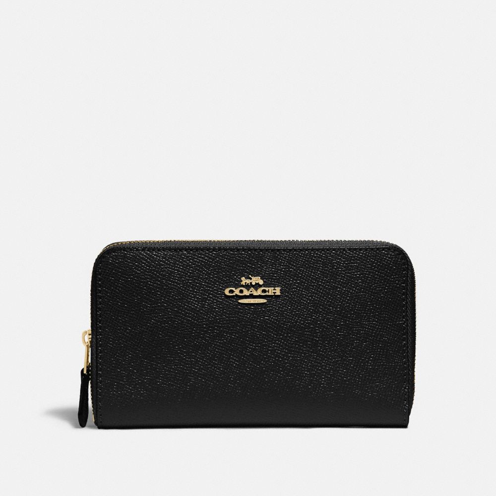 MEDIUM ZIP AROUND WALLET - IM/BLACK - COACH F87735