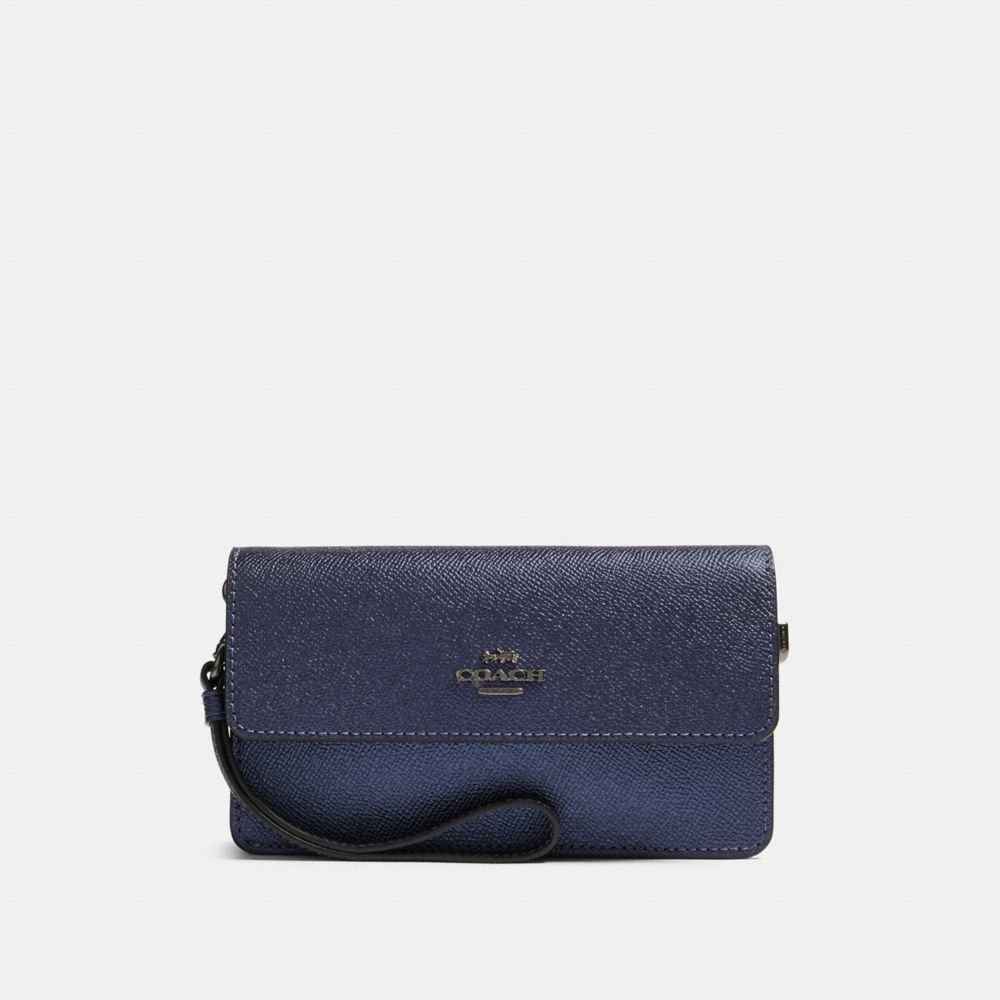 FOLDOVER WRISTLET IN COLORBLOCK - QB/BLUE MULTI - COACH F87774