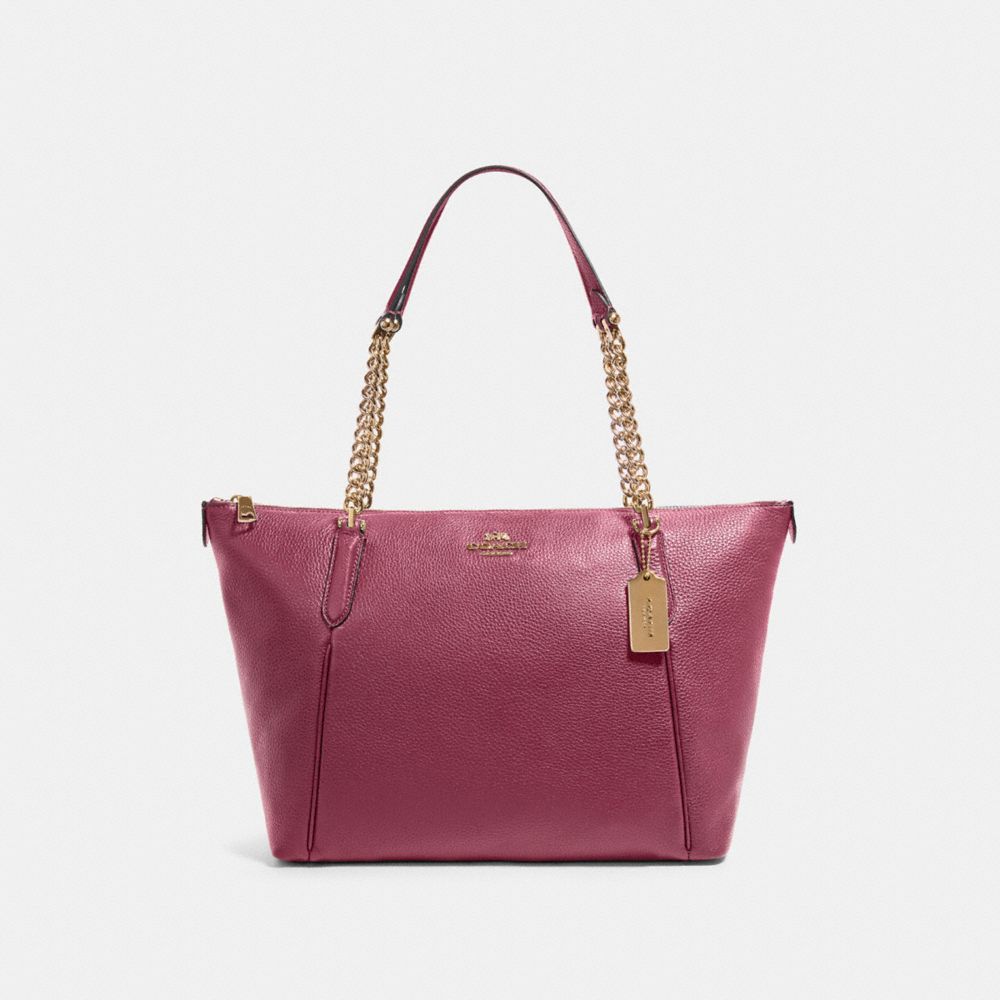 coach ava chain tote