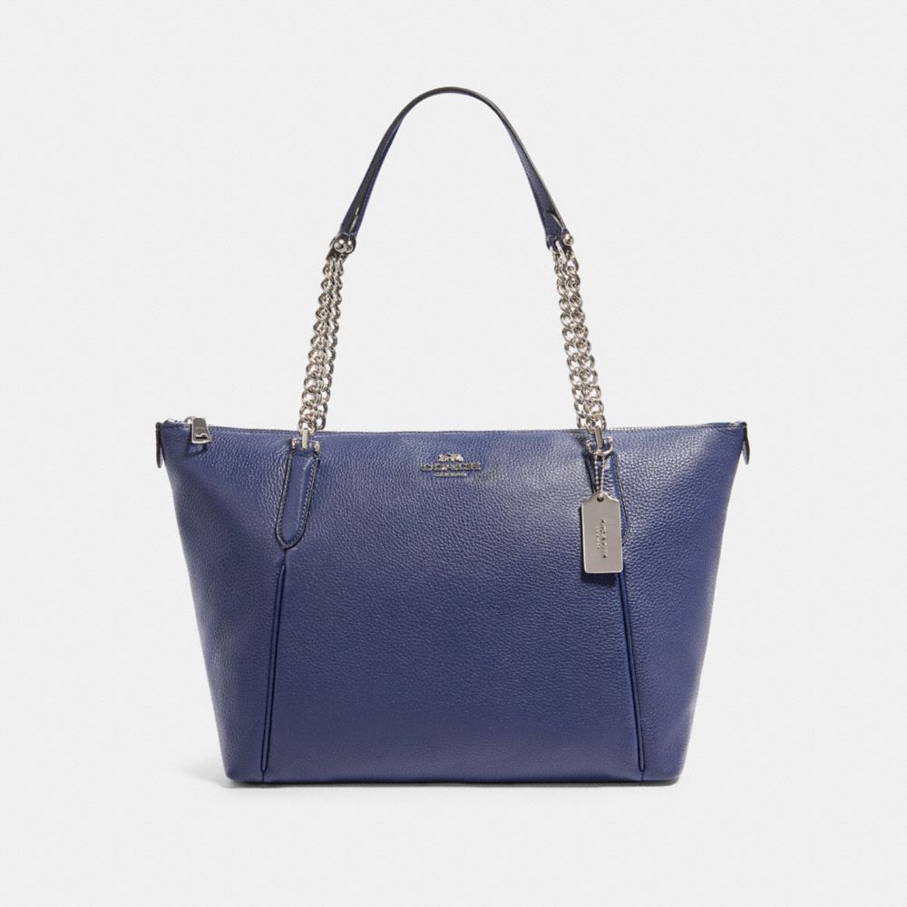 AVA CHAIN TOTE - F87775 - SV/CADET