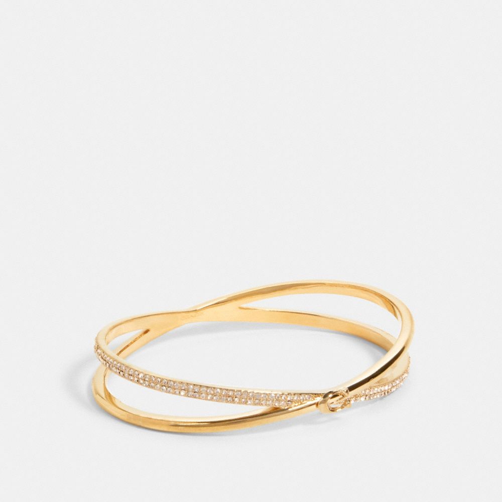 COACH F87946 Criss Cross Bangle GOLD