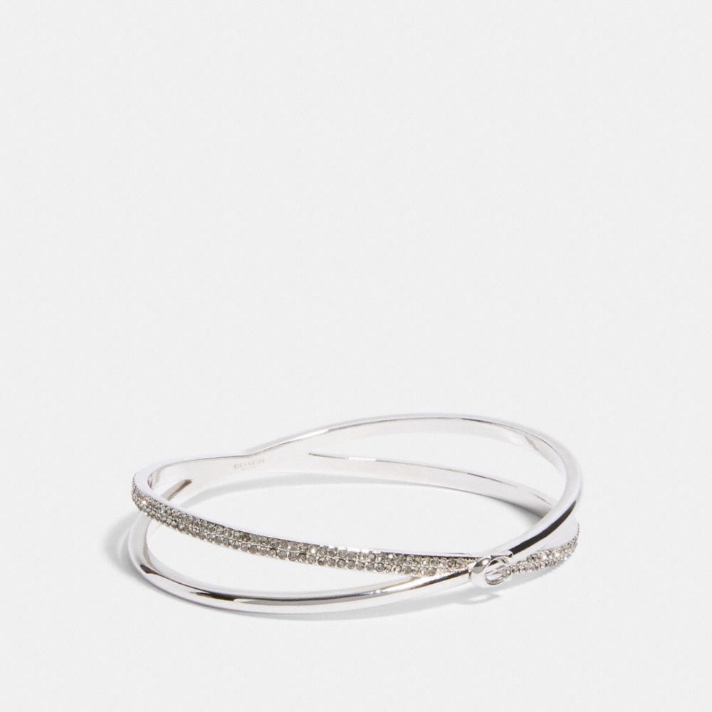 COACH F87946 Criss Cross Bangle SILVER