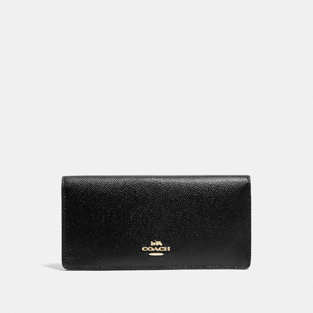 COACH F88025 BIFOLD WALLET IM/BLACK