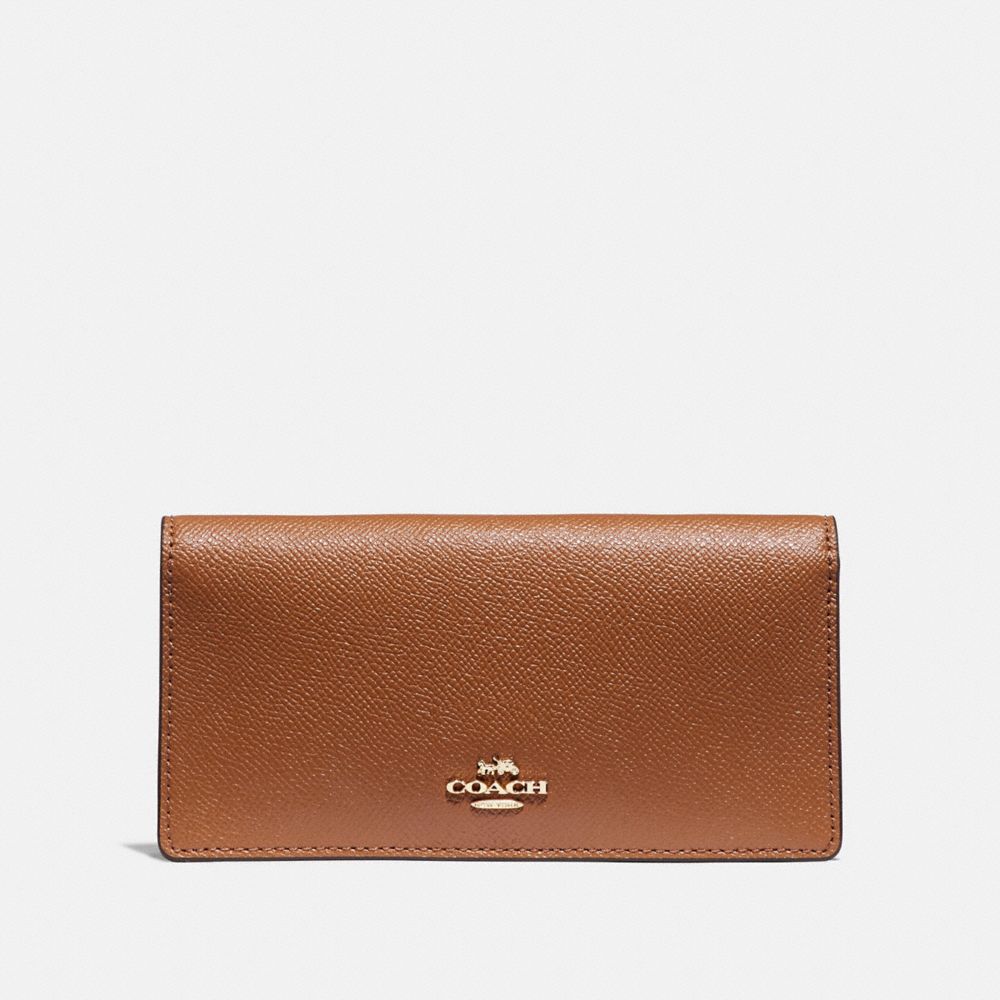 COACH F88025 BIFOLD WALLET IM/LIGHT SADDLE