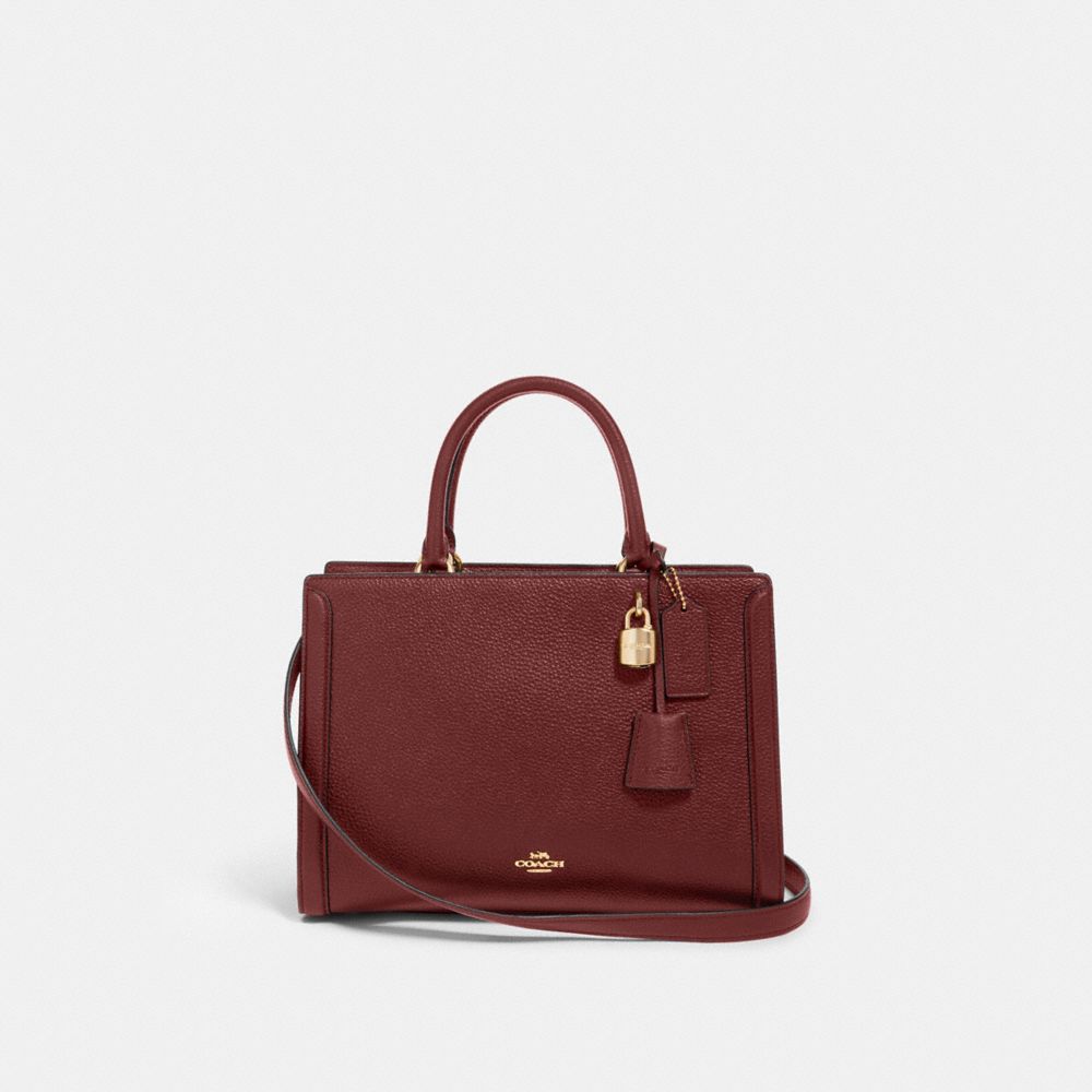 COACH F88037 ZOE CARRYALL IM/WINE