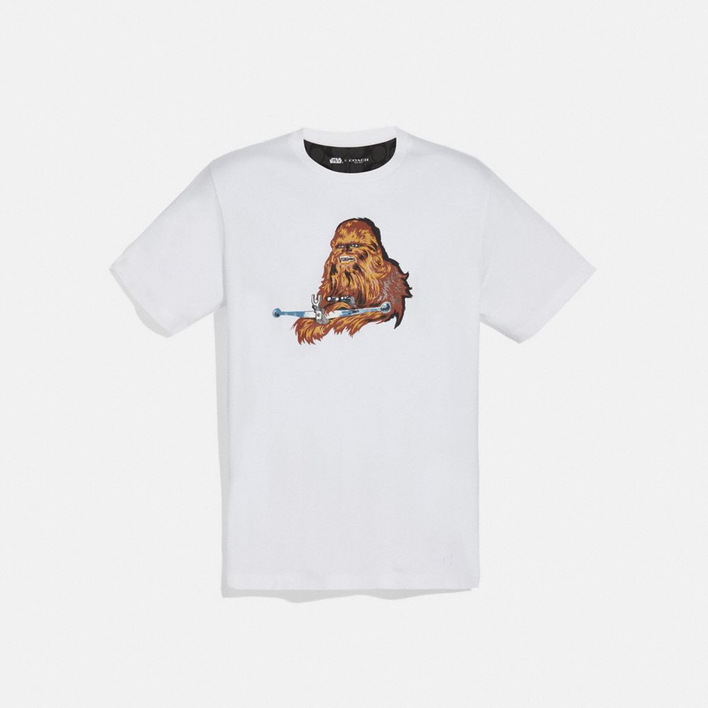 COACH F88539 Star Wars X Coach Chewbacca T-shirt WHITE