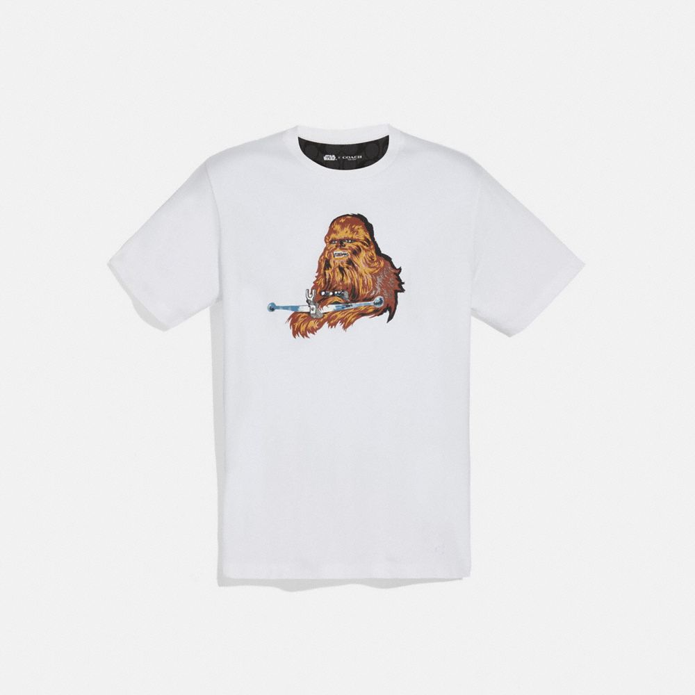 STAR WARS X COACH CHEWBACCA T-SHIRT - WHITE - COACH F88539