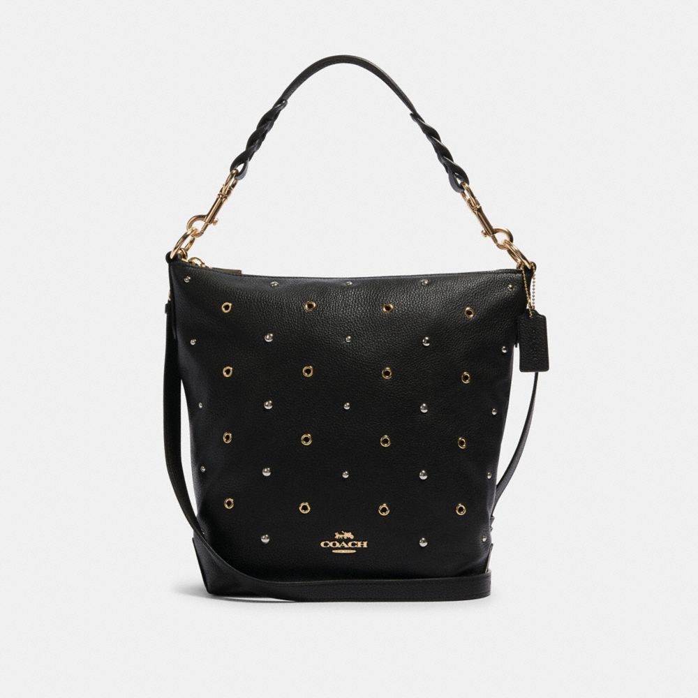 ABBY DUFFLE WITH GROMMETS - IM/BLACK - COACH F88897