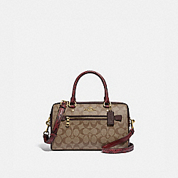 COACH F89005 - ROWAN SATCHEL IN SIGNATURE CANVAS IM/KHAKI MULTI