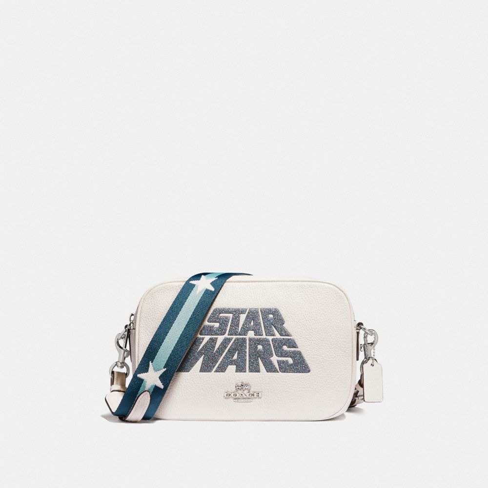 STAR WARS X COACH JES CROSSBODY WITH GLITTER MOTIF - SV/CHALK MULTI - COACH F89037