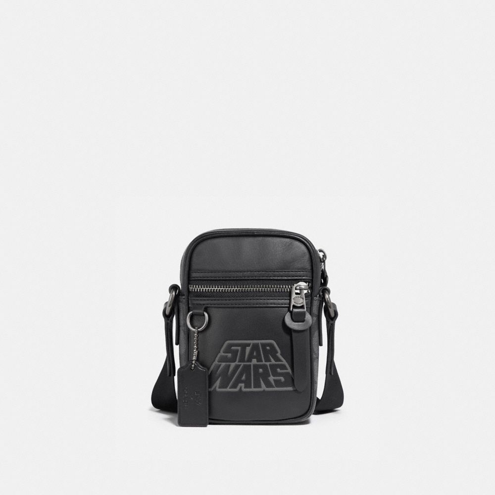 COACH F89187 - STAR WARS X COACH TERRAIN CROSSBODY IN SIGNATURE CANVAS WITH MOTIF QB/BLACK MULTI