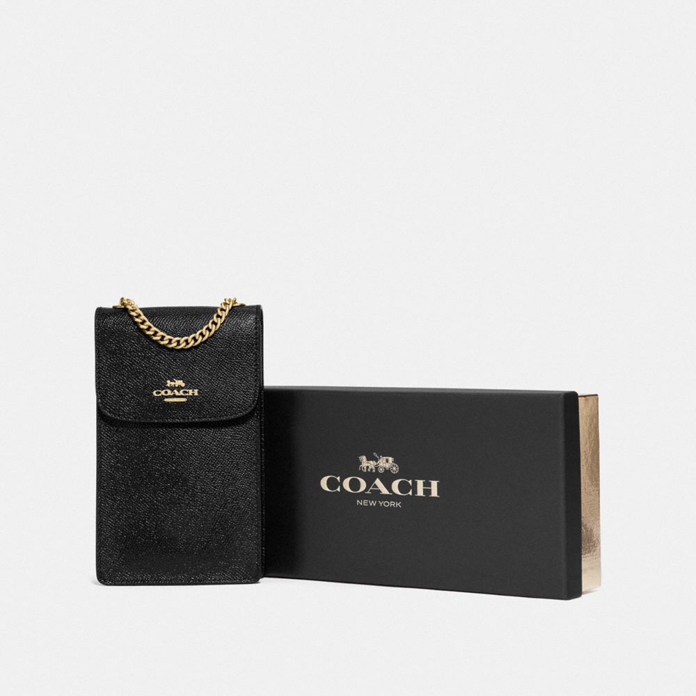 BOXED NORTH/SOUTH CROSSBODY - IM/BLACK - COACH F89282