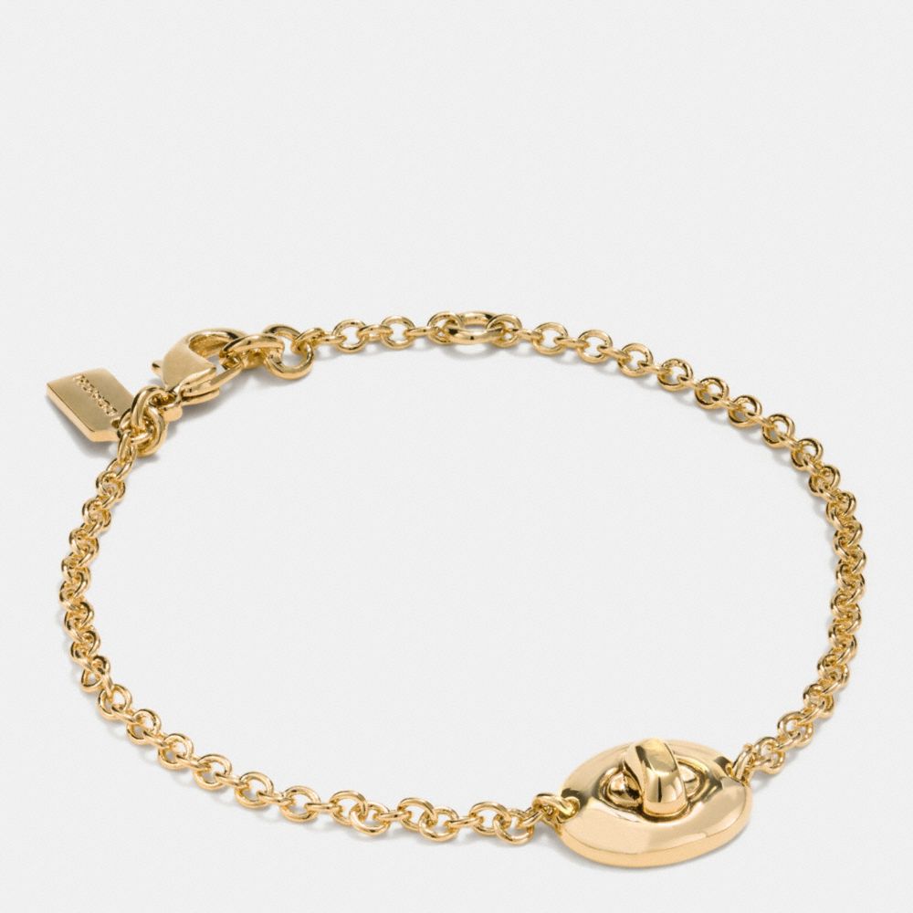 TURNLOCK BRACELET - GOLD - COACH F90335