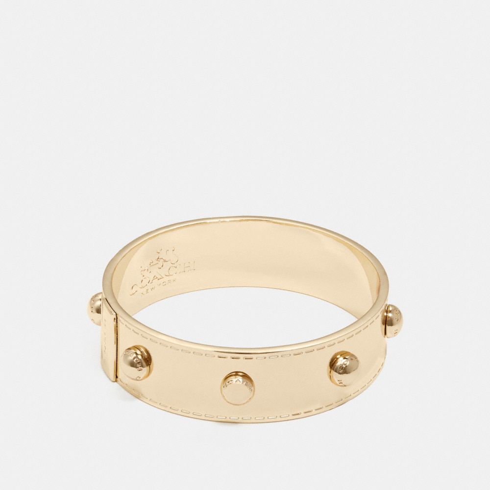 COACH F90491 COACH RIVET BANGLE GOLD